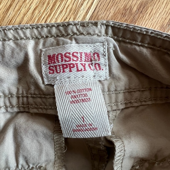 Mossimo Khaki Tan Cargo Midi Shorts 1 - Picture 6 of 6